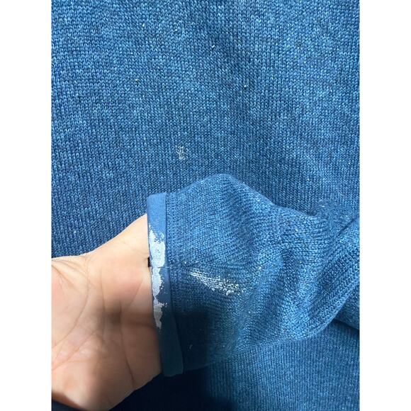 Patagonia Better Sweater Small Teal 1/4 Zip FLAW Fleece Lined - Picture 3 of 7